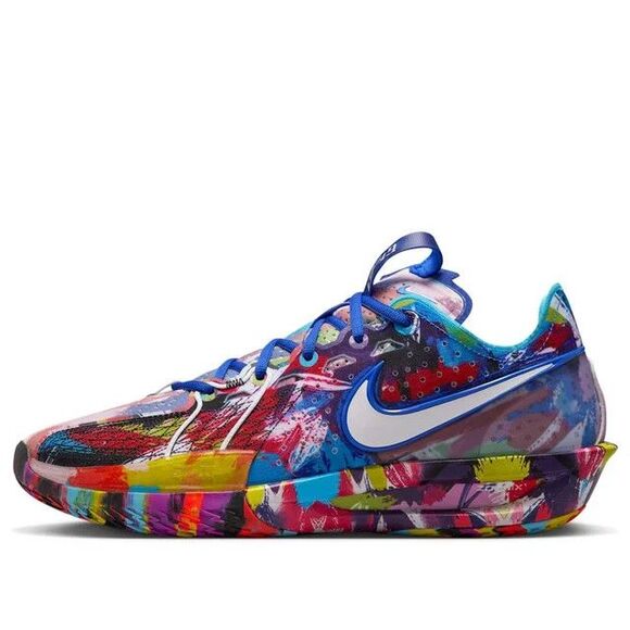 Mens Size 16 Nike GT Cut 3 x Jewell Loyd Paint Splatter Sneakers IF2523-100 main image 4